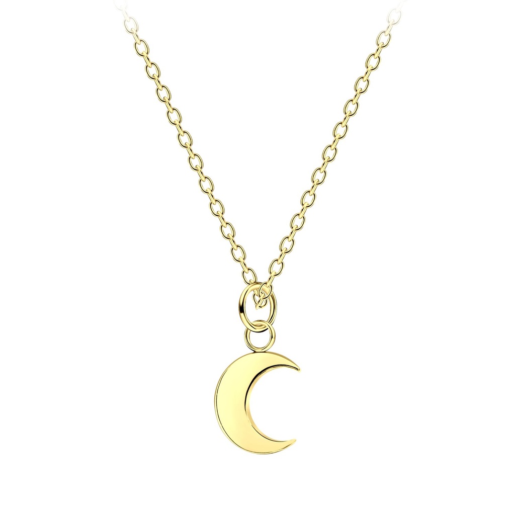 Collier lune en argent