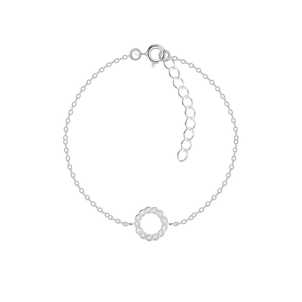 [10031098] Bracelet cercle torsadé en argent