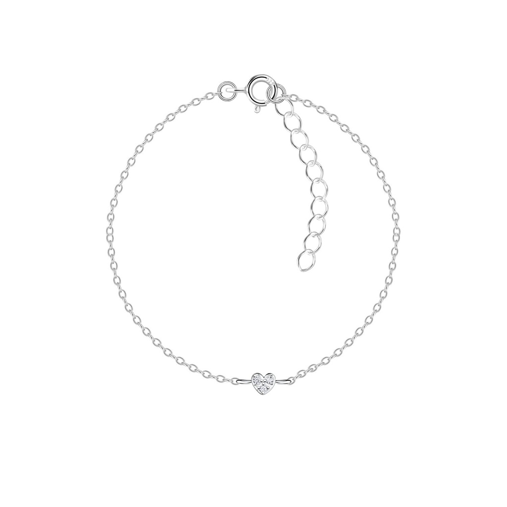 Silver Heart Bracelet