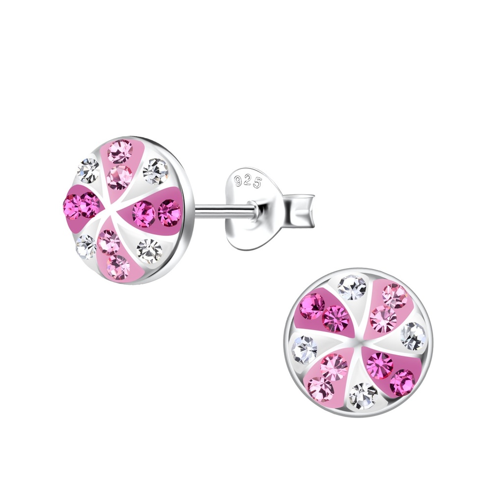 [10030659] Puces d'oreilles bonbon en argent