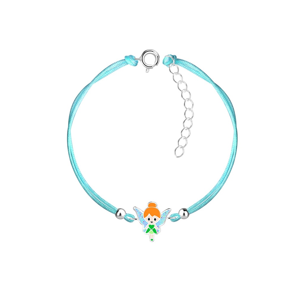 Bracelet cordon fée en argent