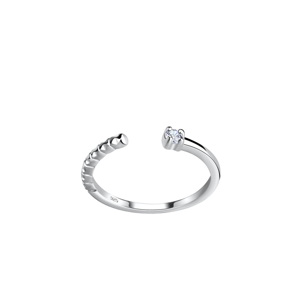 [10030134] Silver Opened Toe Ring