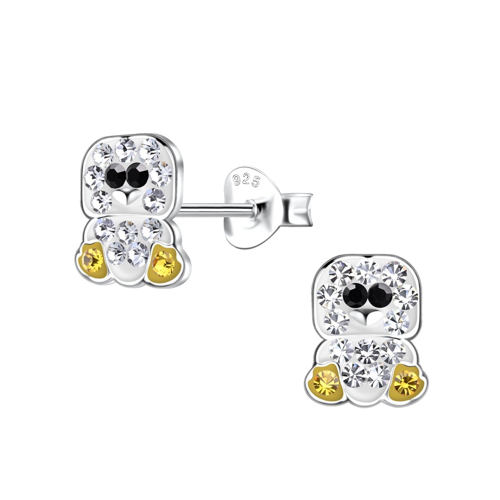 Puces d'oreilles canard en argent