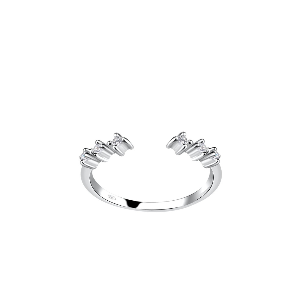 [10030140] Silver Opened Toe Ring