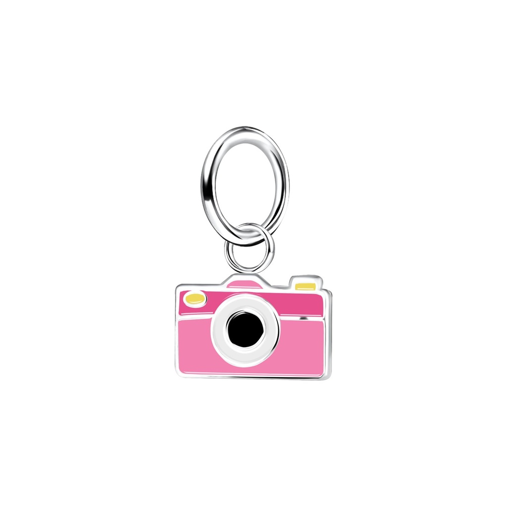 Pendentif appareil photo en argent