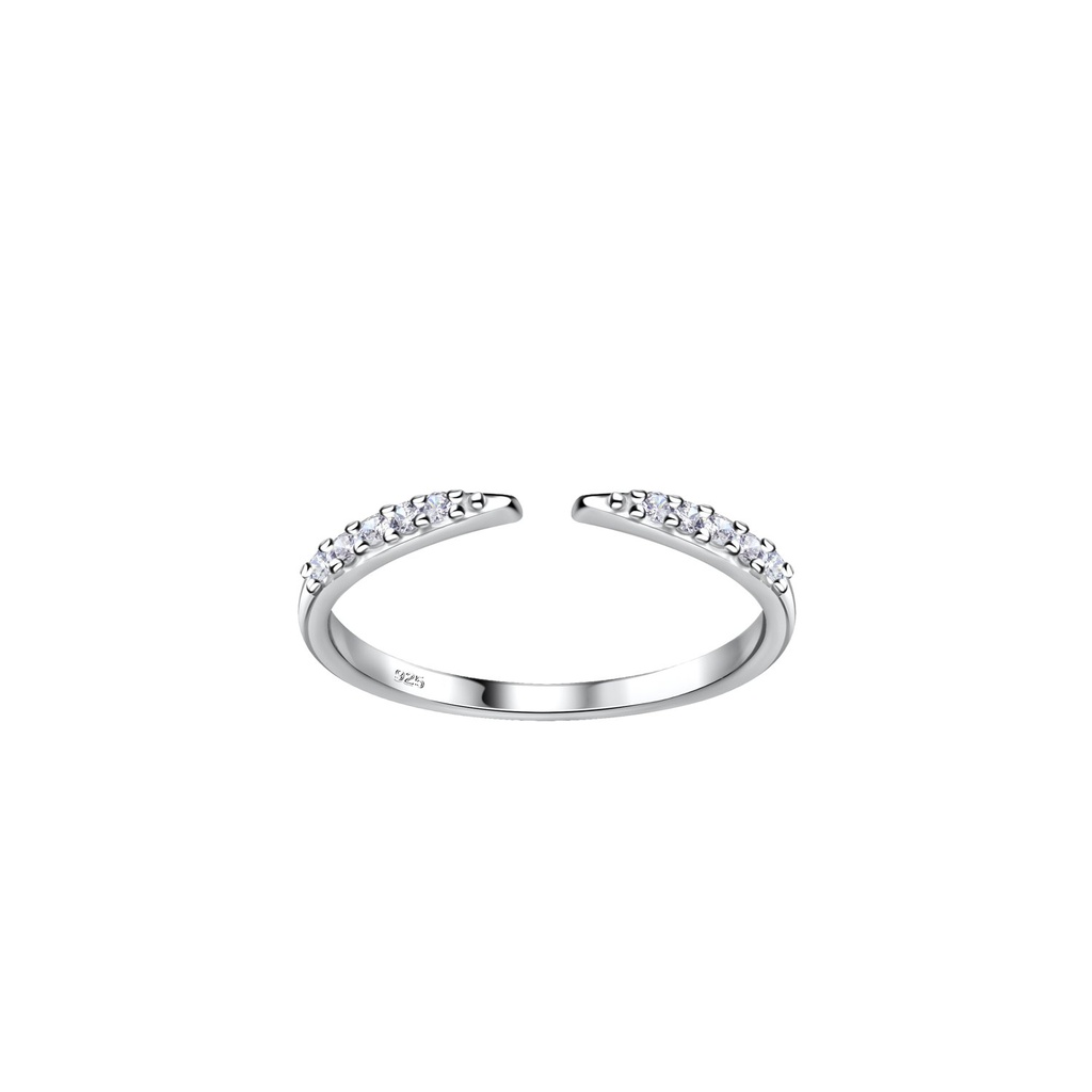[10030151] Silver Opened Toe Ring
