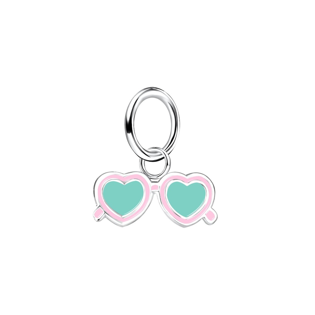 Pendentif lunettes de soleil en argent