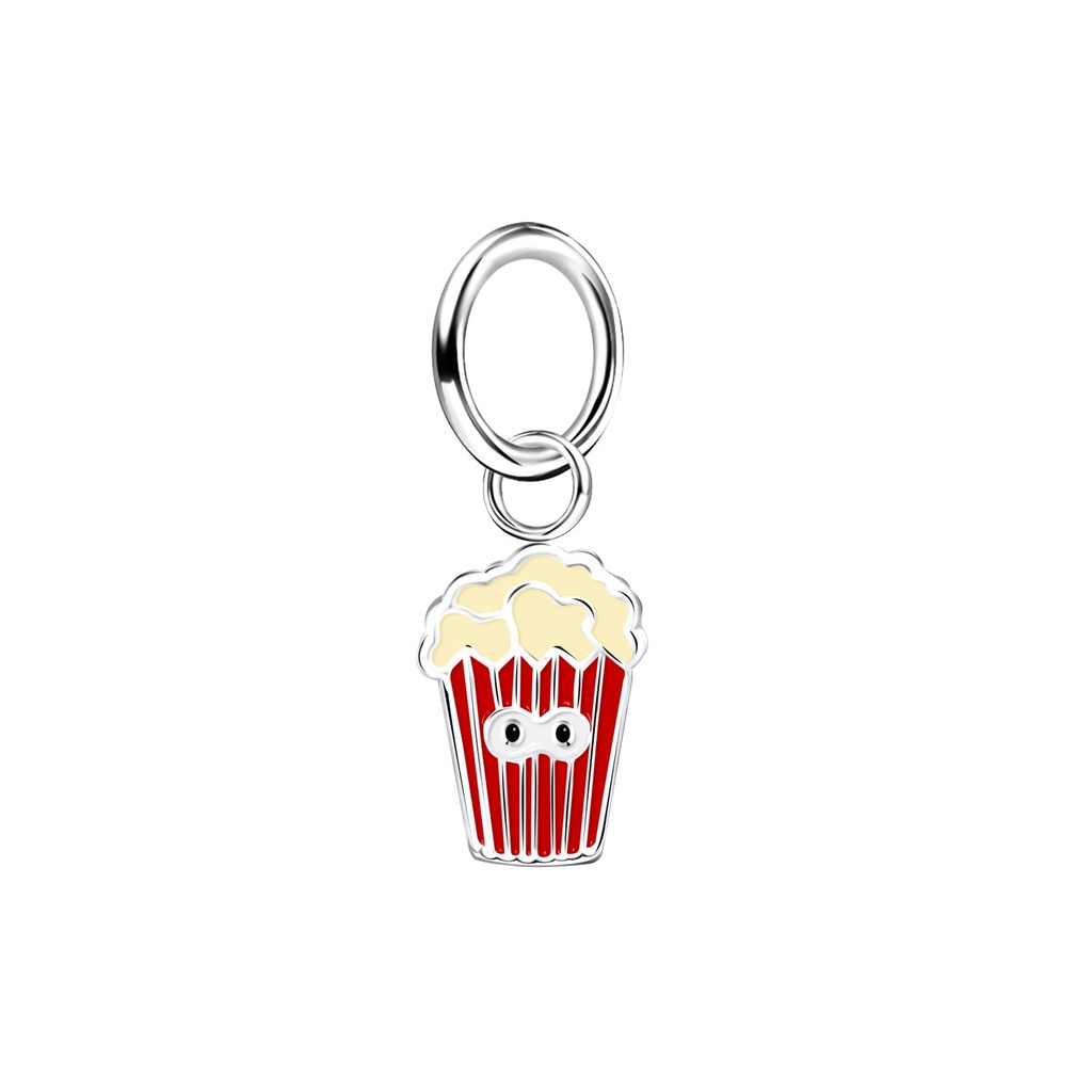 Silver Popcorn Pendant