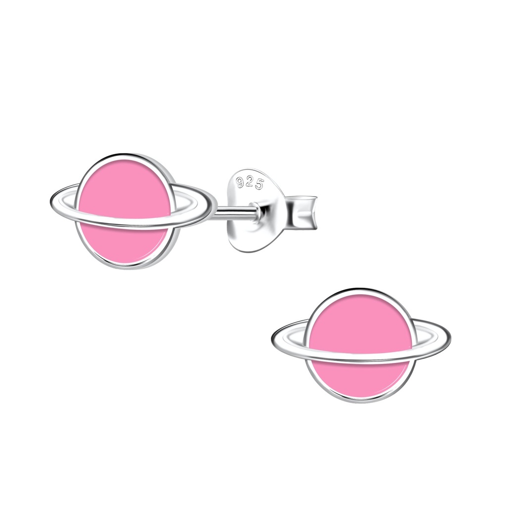 [10029850] Puces d'oreilles Saturne en argent