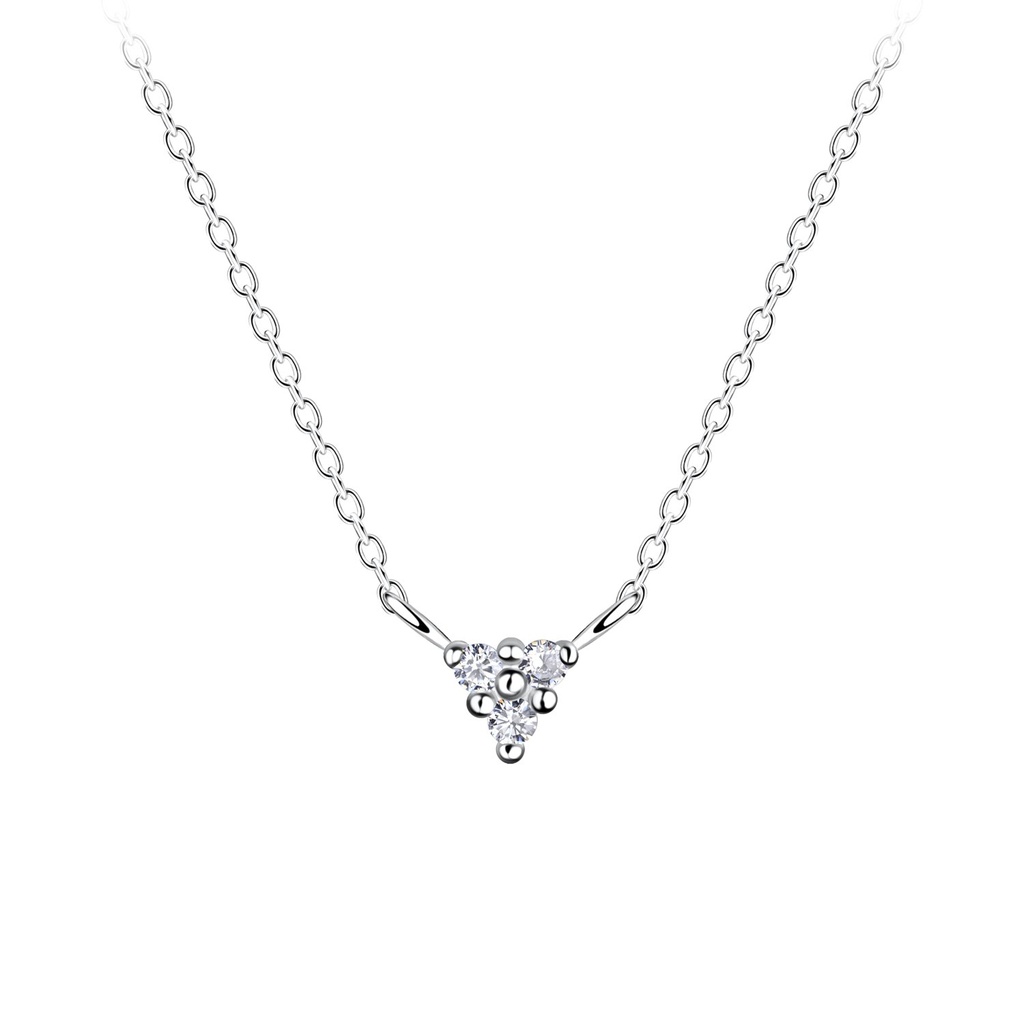 Silver Triangle Necklace