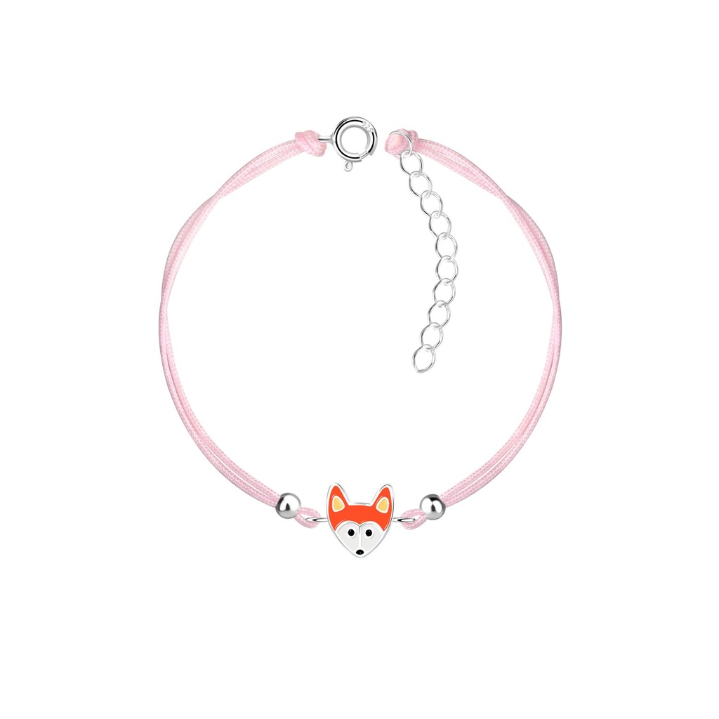 Silver Fox Cord Bracelet