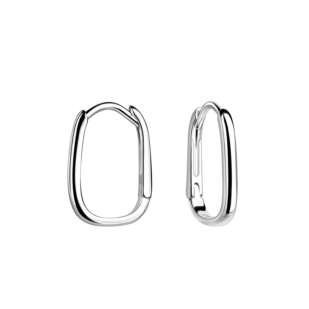 [10029716] Créoles huggie en argent 14 mm