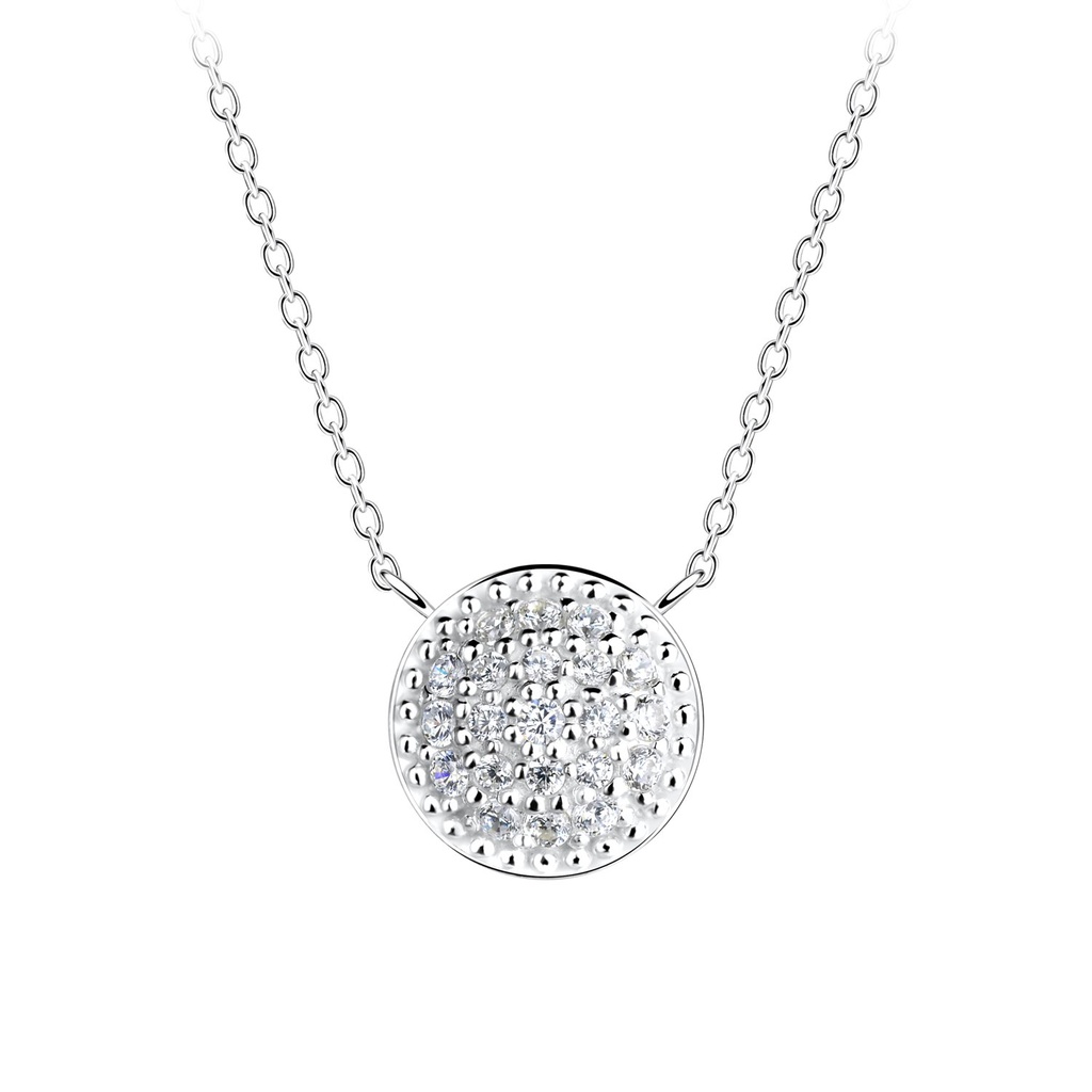Silver Round Necklace