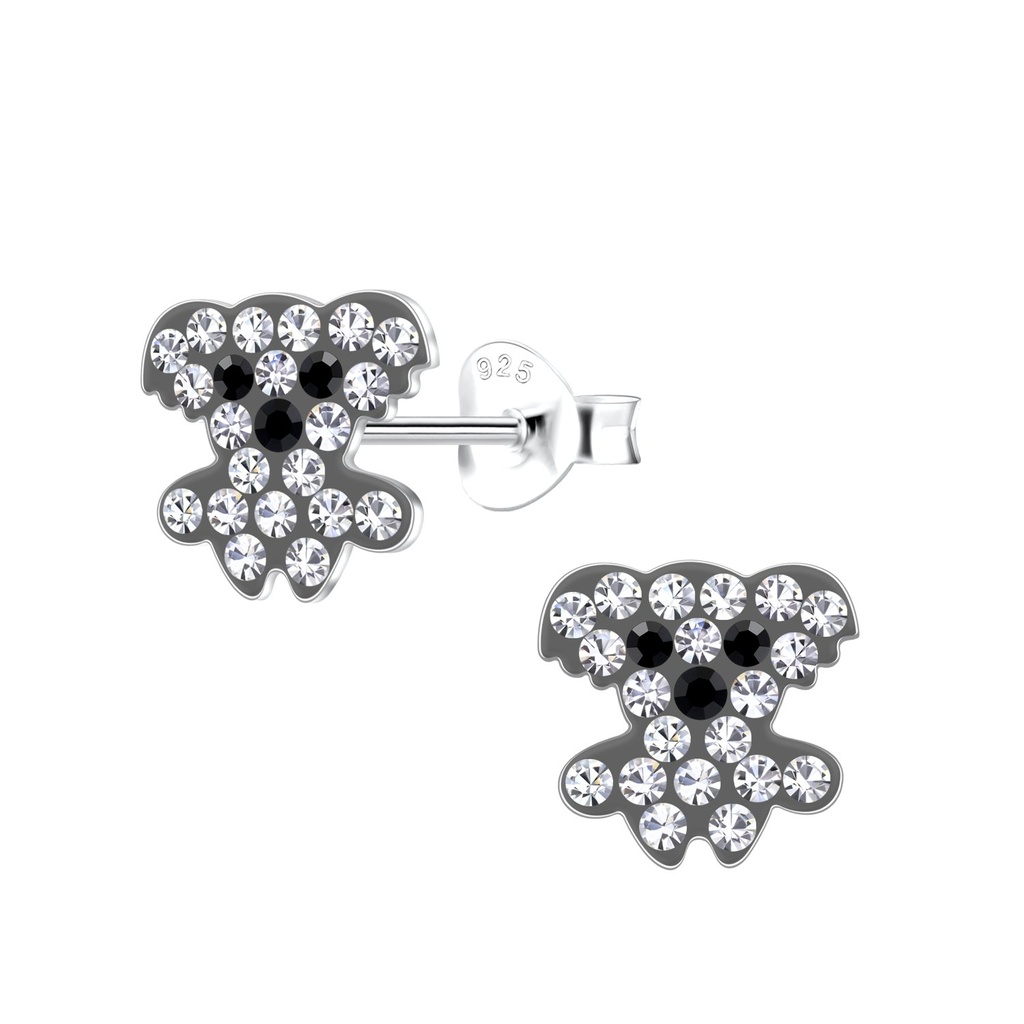 Puces d'oreilles koala en argent