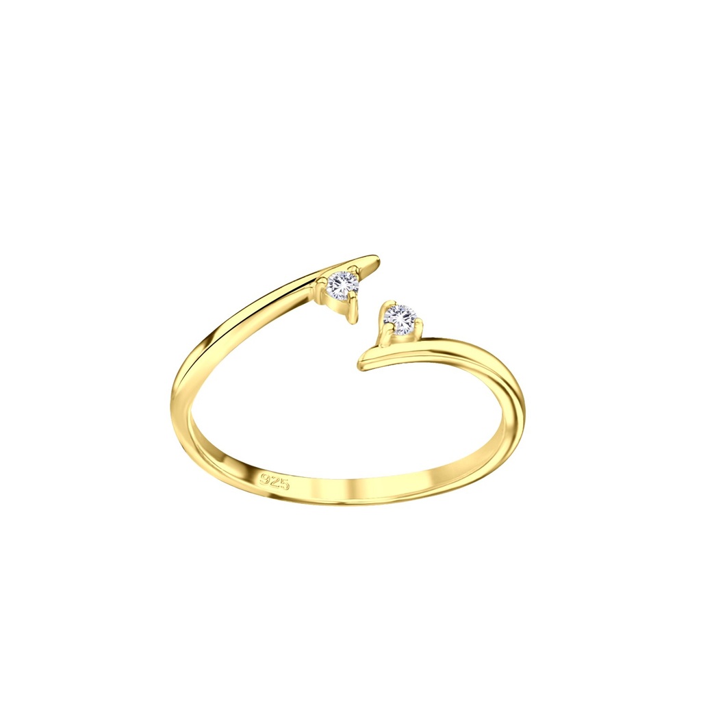 [10012176] Bague d'orteil ouverte en argent