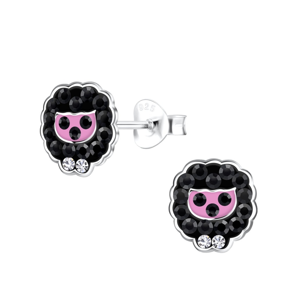 Puces d'oreilles mouton en argent
