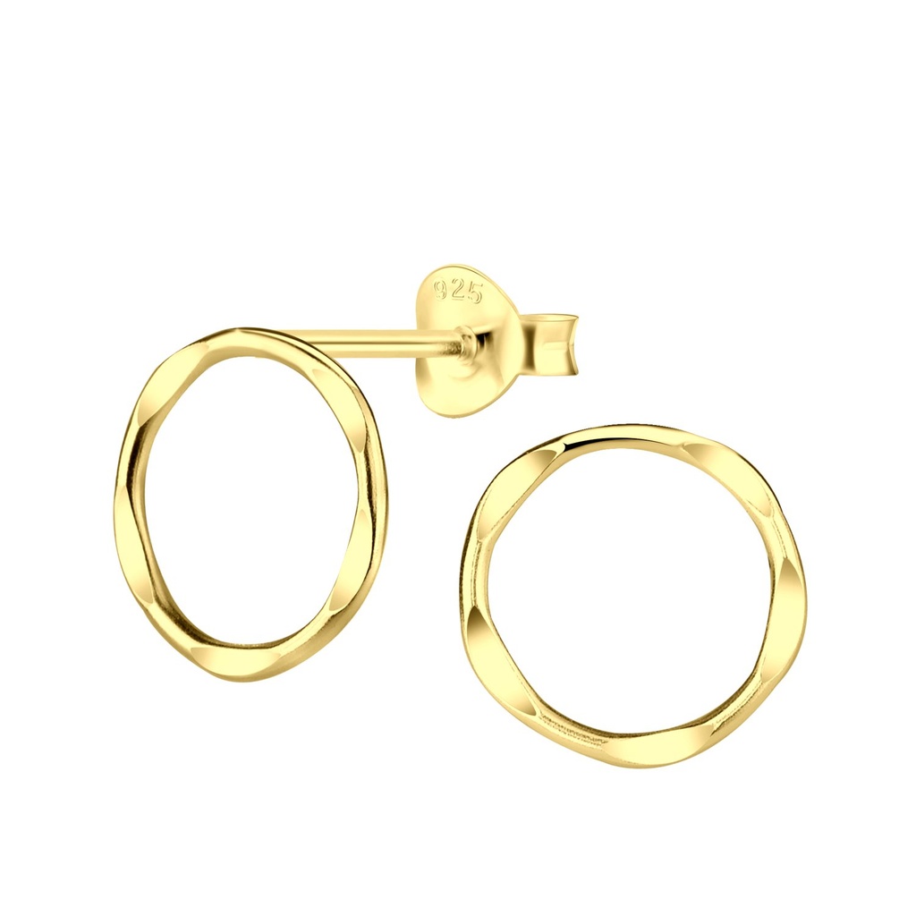 Puces d'oreilles cercle en argent