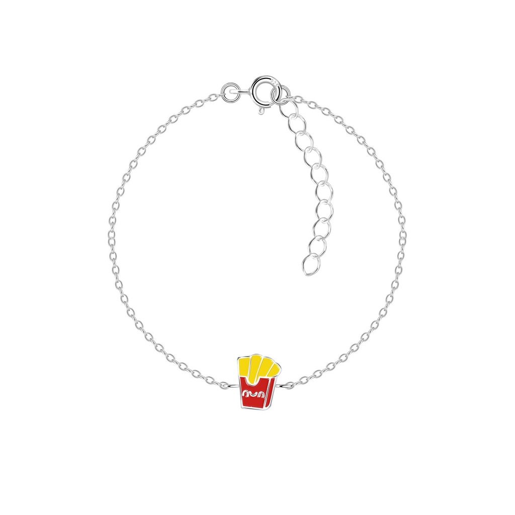 Bracelet frites en argent