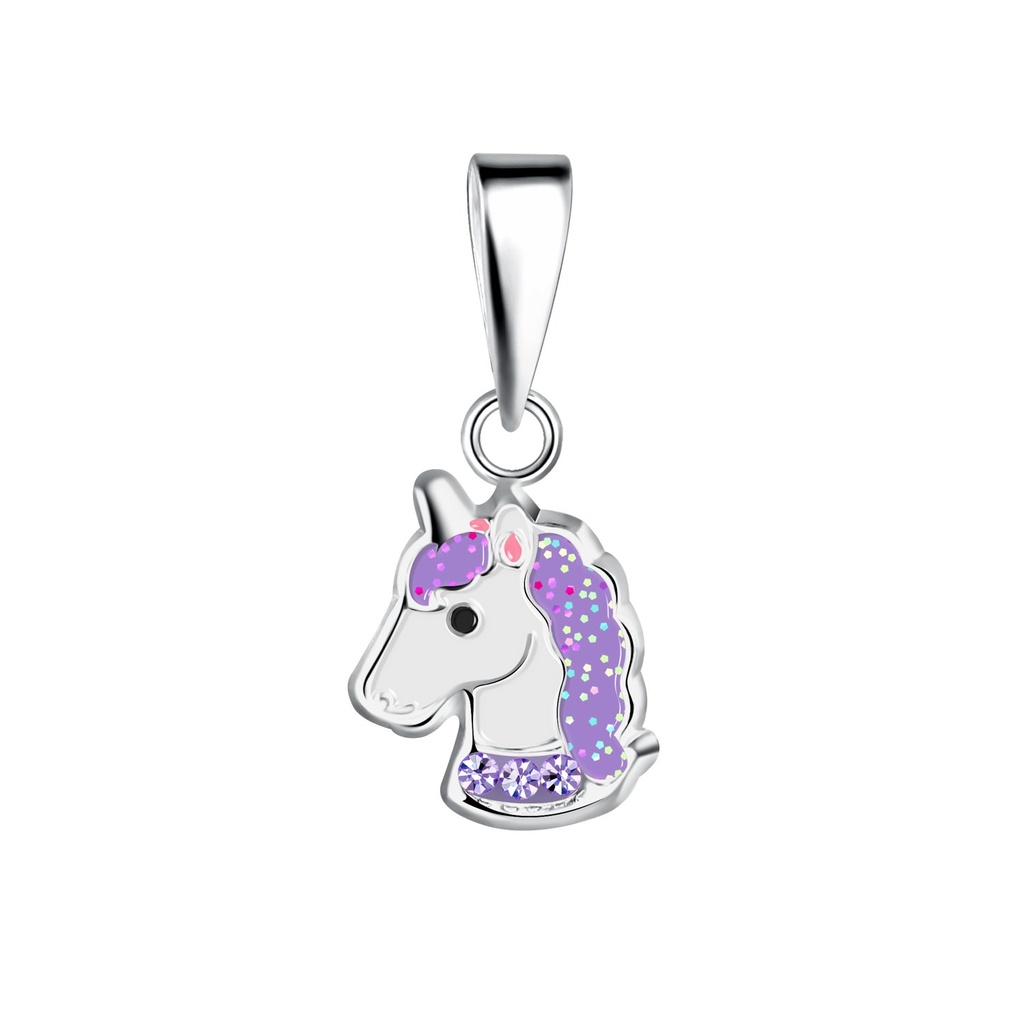Pendentif licorne en argent