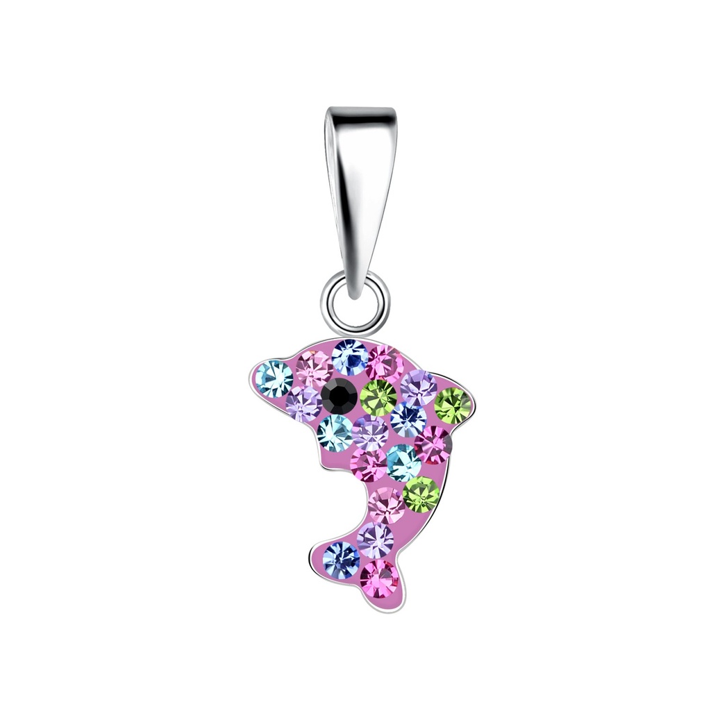 [10023915] Silver Dolphin Pendant
