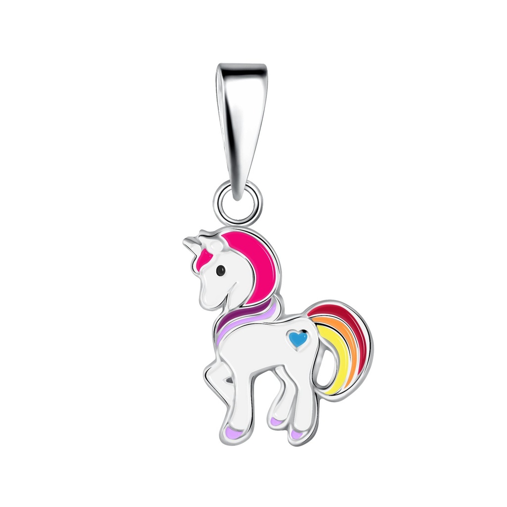 Pendentif licorne en argent