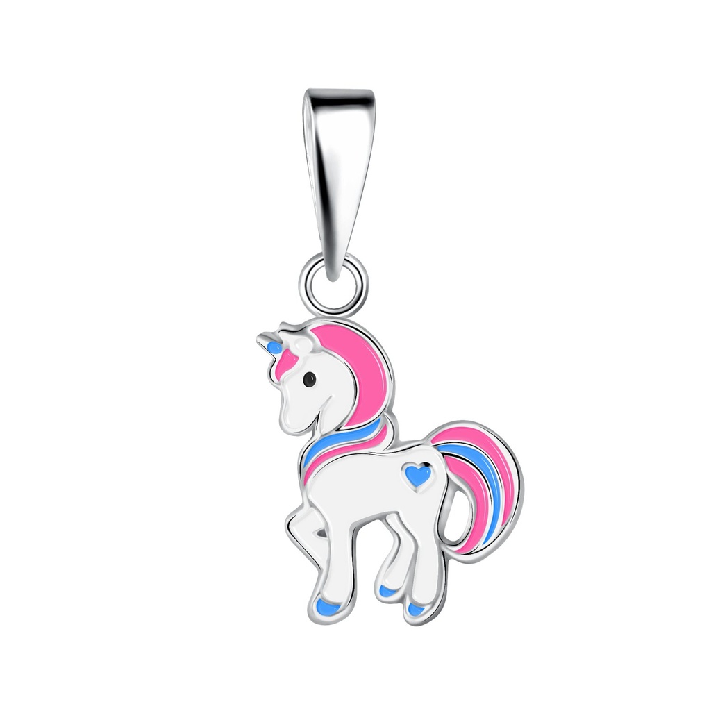 Pendentif licorne en argent