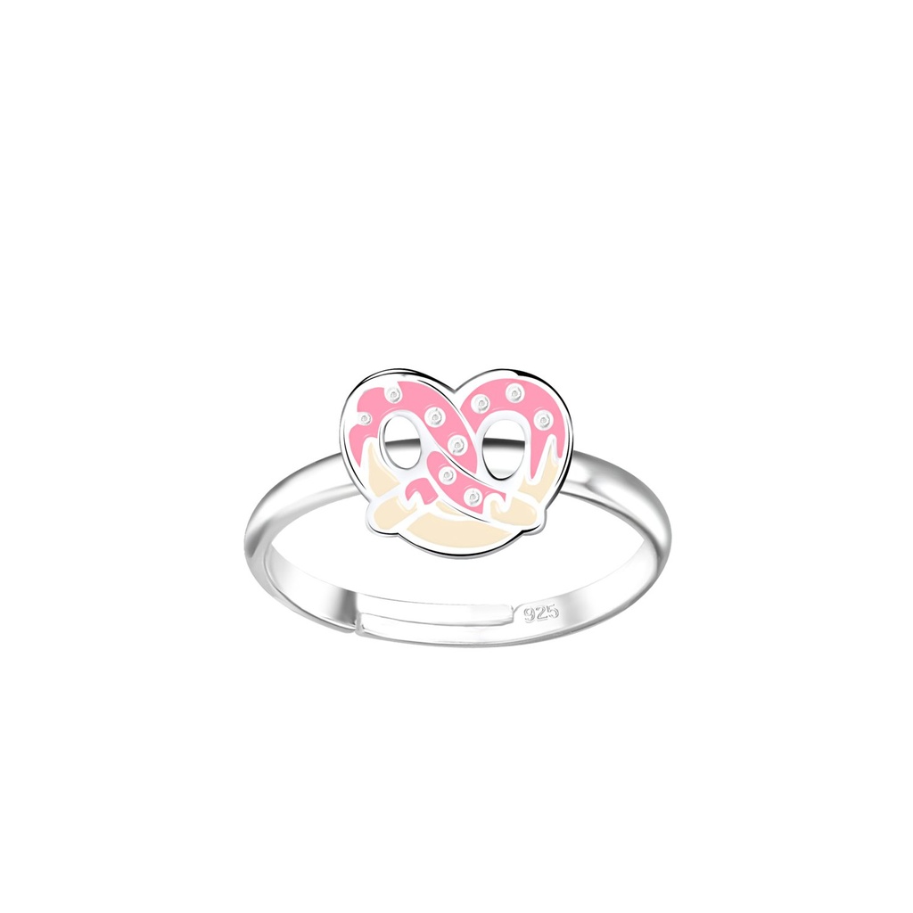 Silver Pretzel Adjustable Ring