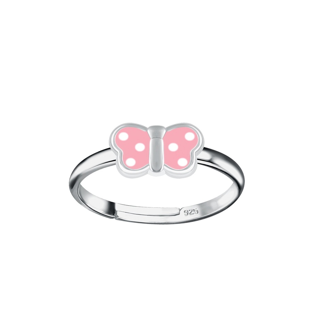 Silver Butterfly Adjustable Ring