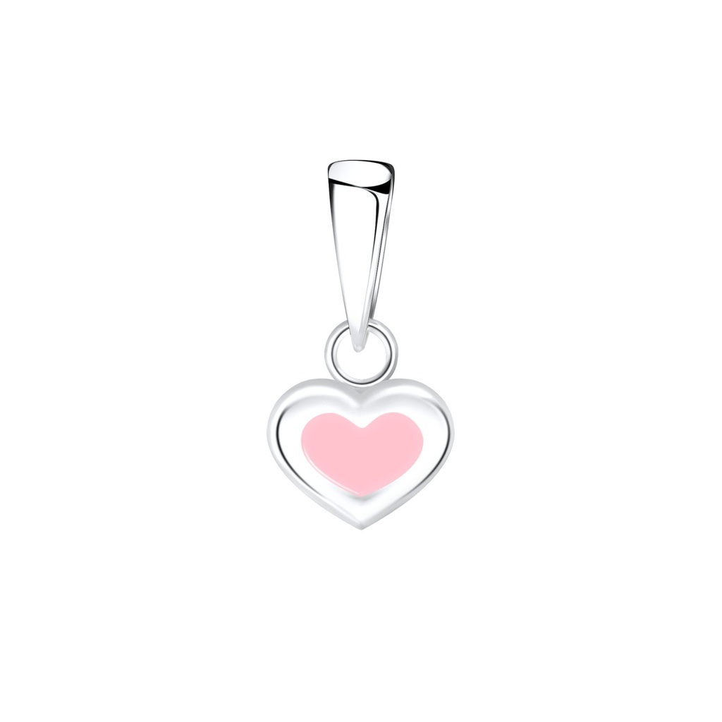 [10022873] Pendentif cœur en argent