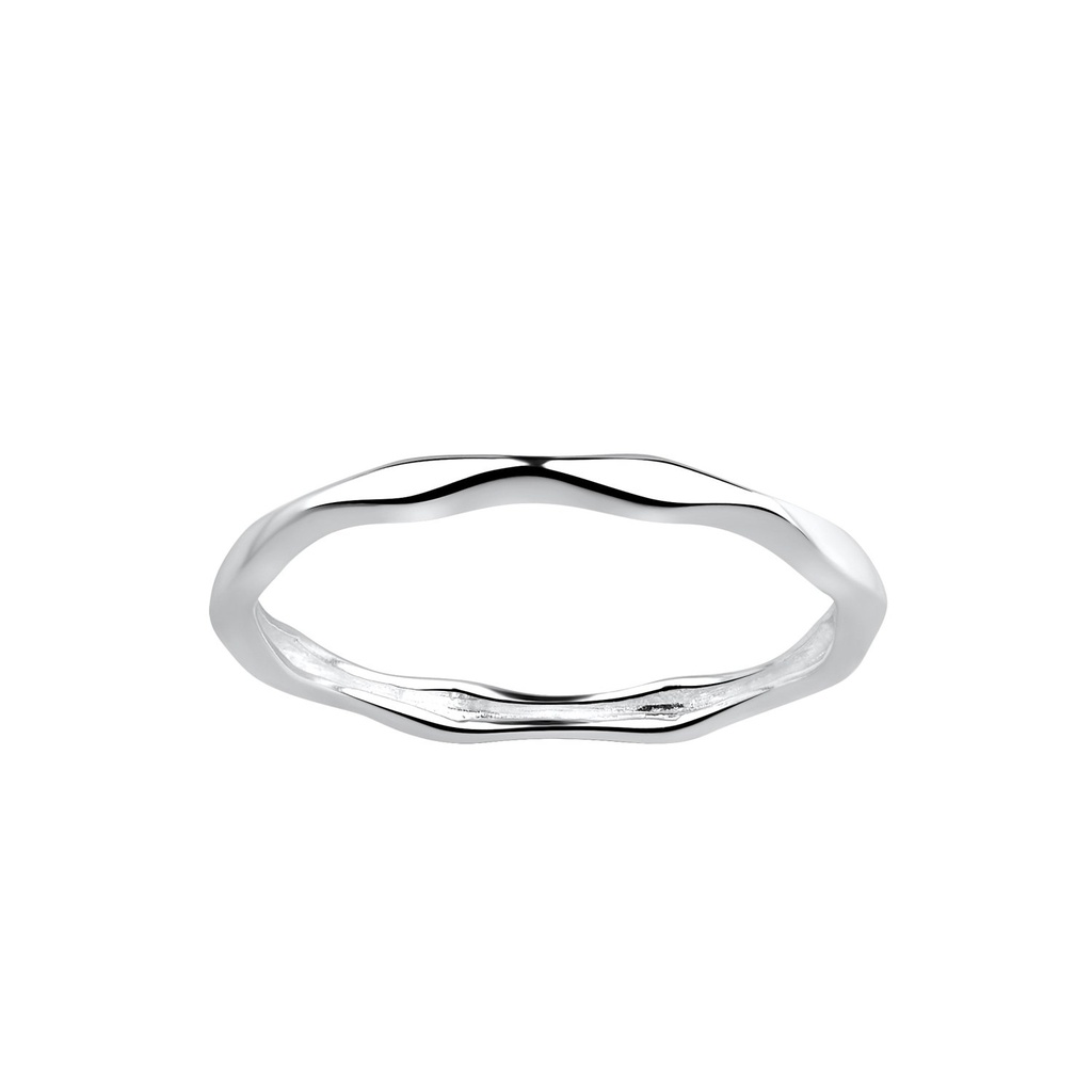 Silver Patterned Ring