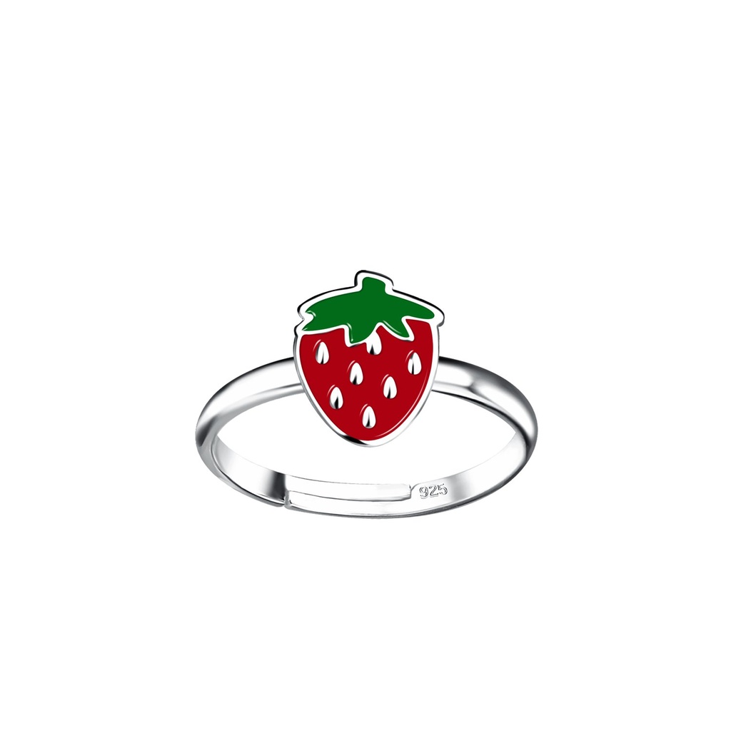 [10023924] Bague réglable fraise en argent