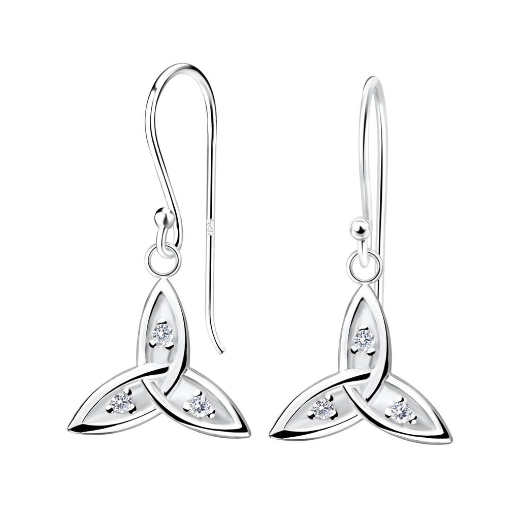 [10022839] Boucles d'oreilles celtique en argent