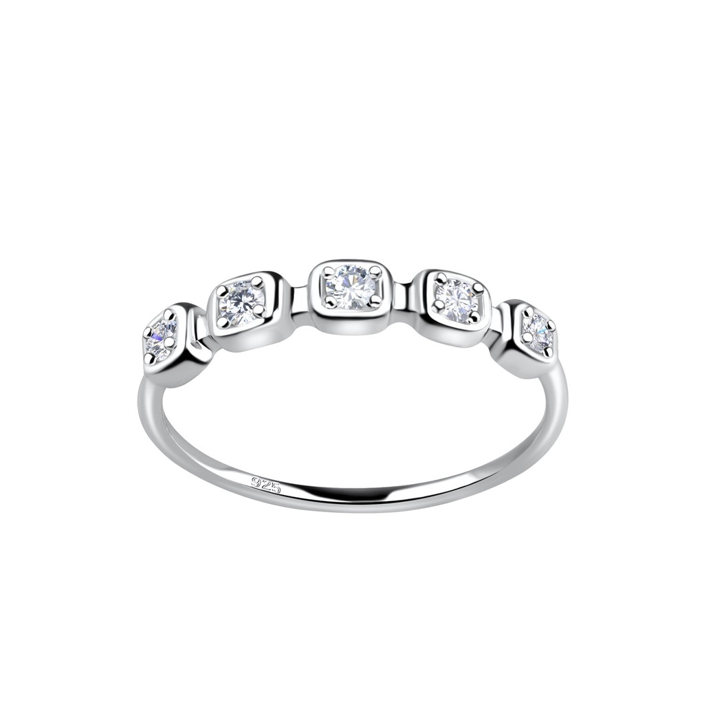 Silver Patterned Ring