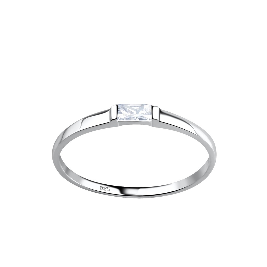 Silver Geometric Ring