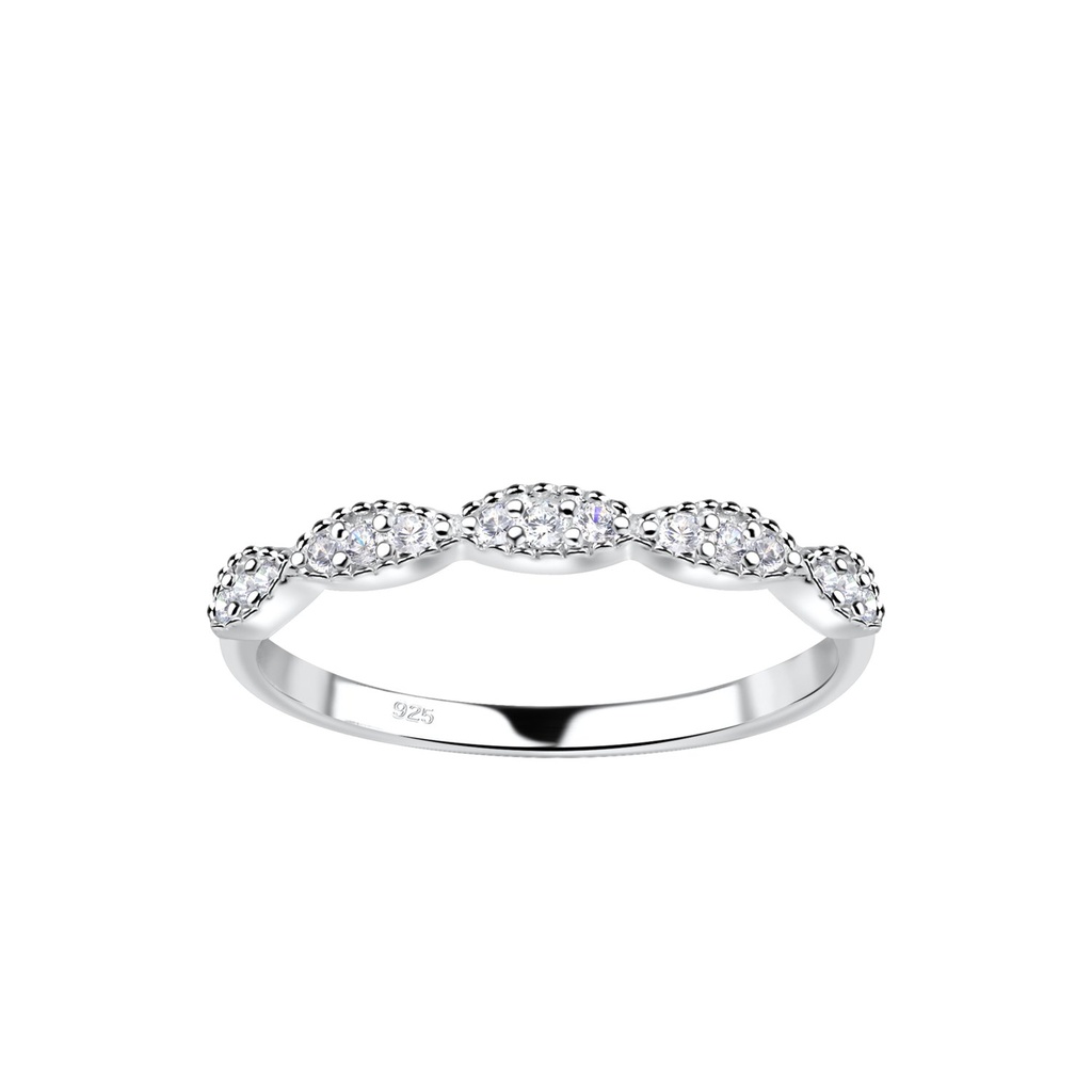 Silver Patterned Ring