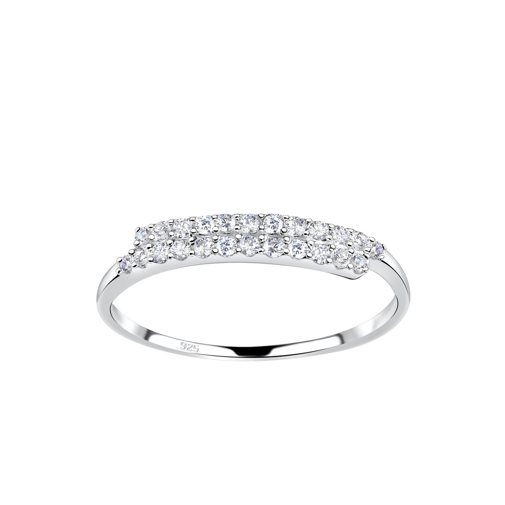 [10029383] Bague ligne en argent (EU 52 / US 6)