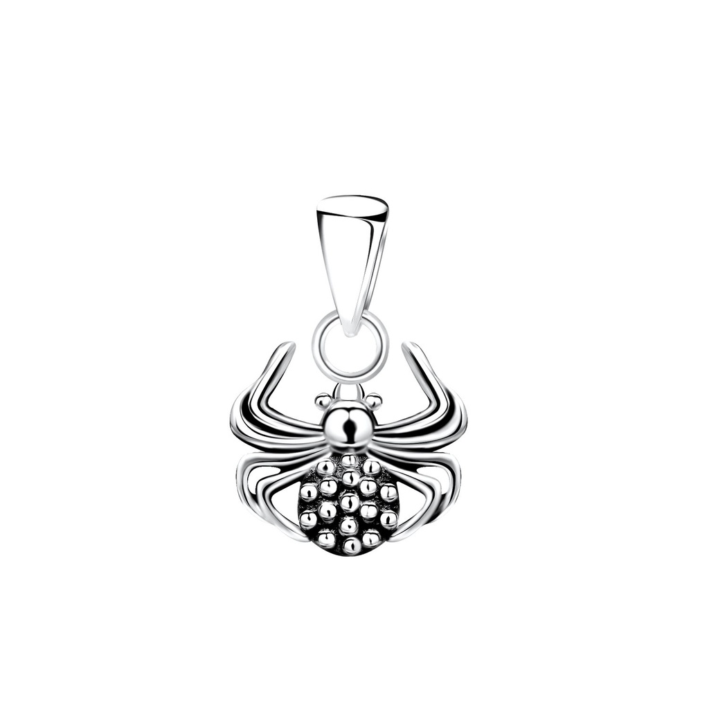 [10014744] Pendentif araignée en argent