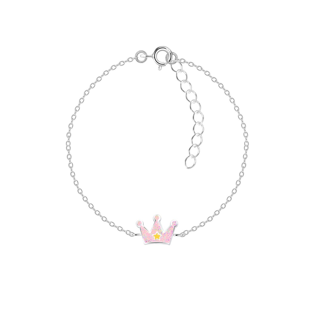 Bracelet couronne en argent