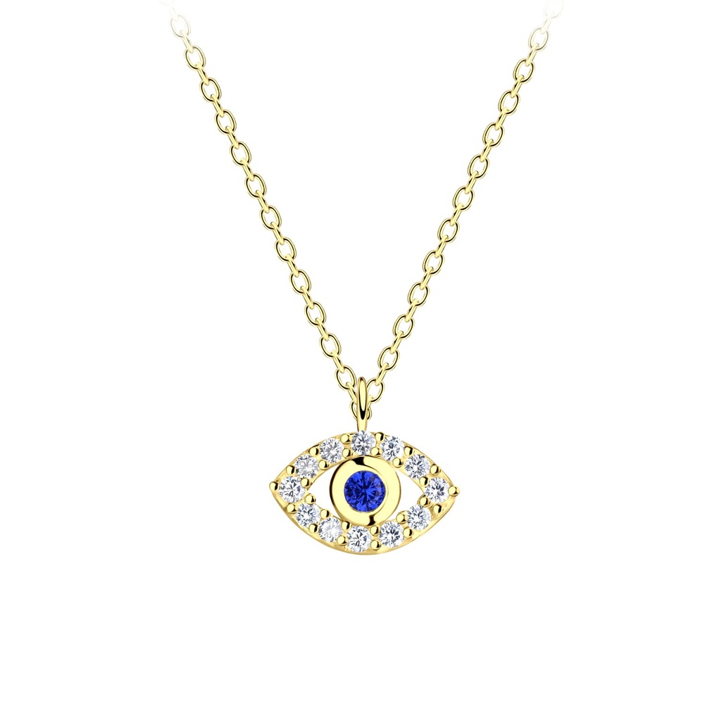 [10014768] Silver Evil Eye Necklace