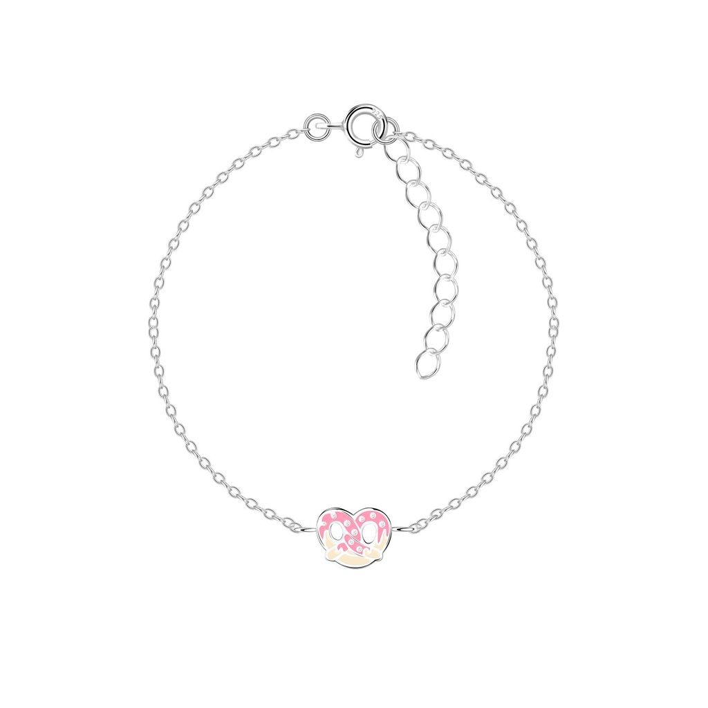 Bracelet bretzel en argent