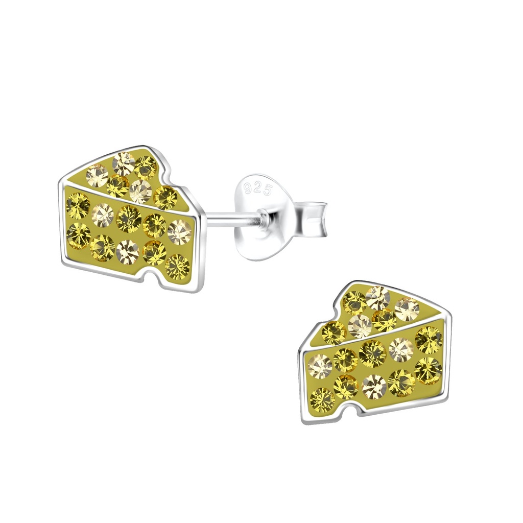 Puces d'oreilles fromage en argent