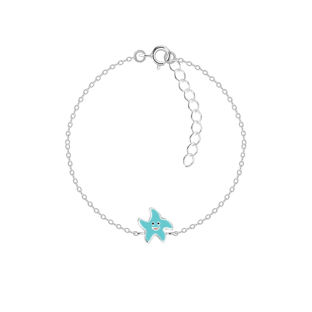 Bracelet étoile de mer en argent