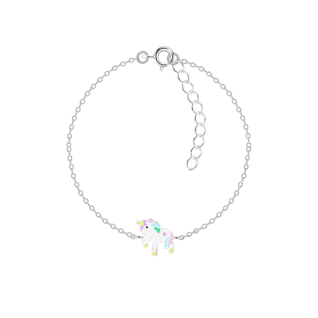 Bracelet licorne en argent