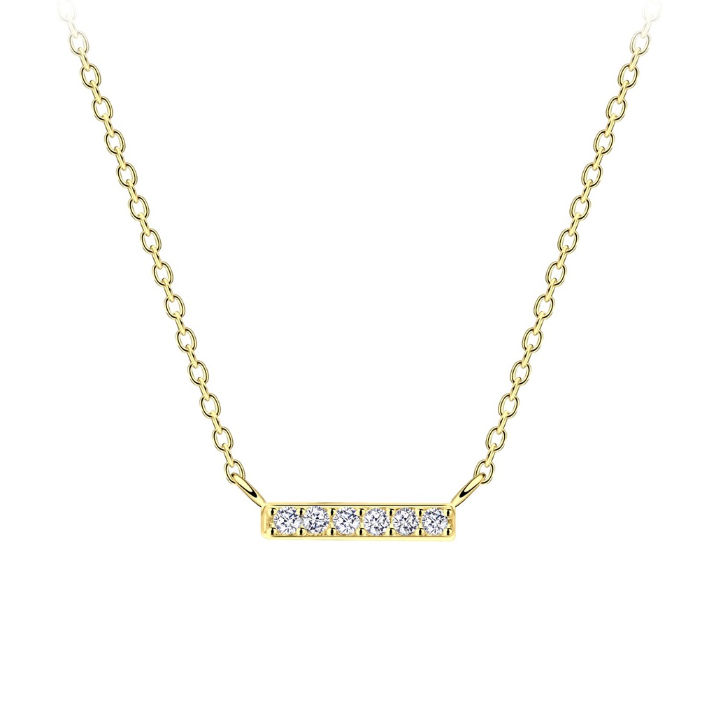 Silver Bar Necklace