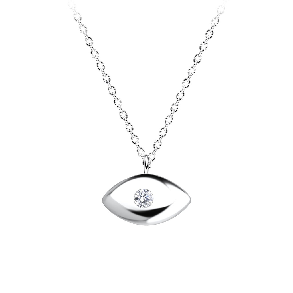 [10022934] Collier œil protecteur en argent
