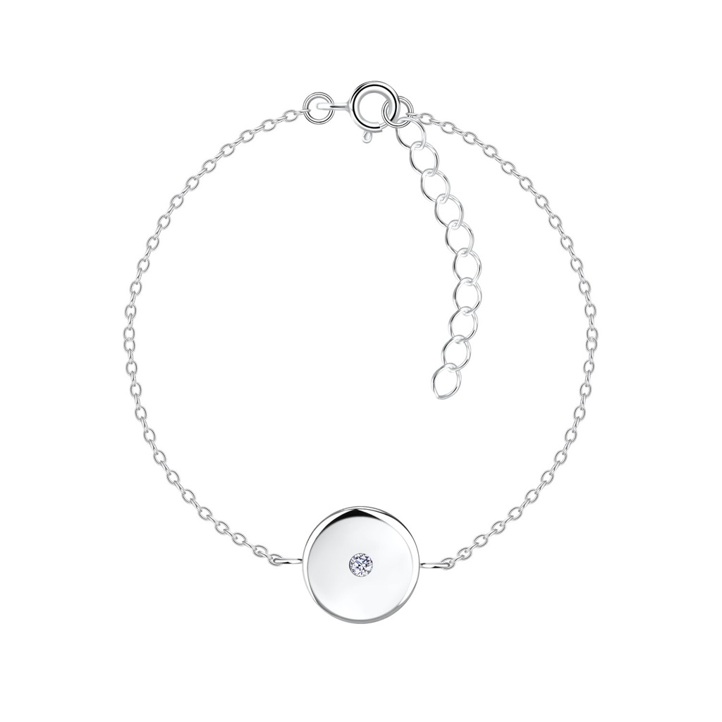 [10022857] Silver Round Bracelet