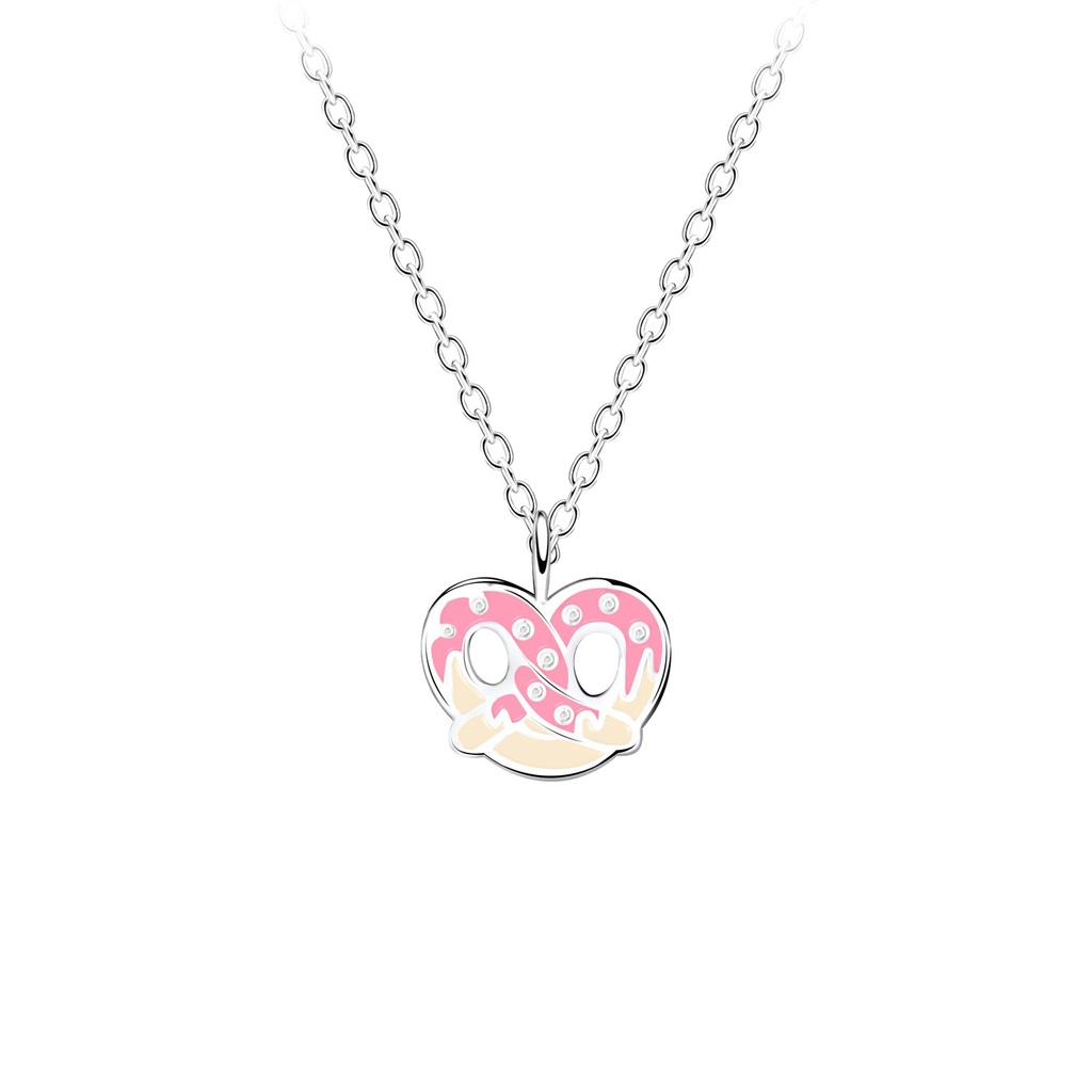 Collier bretzel en argent