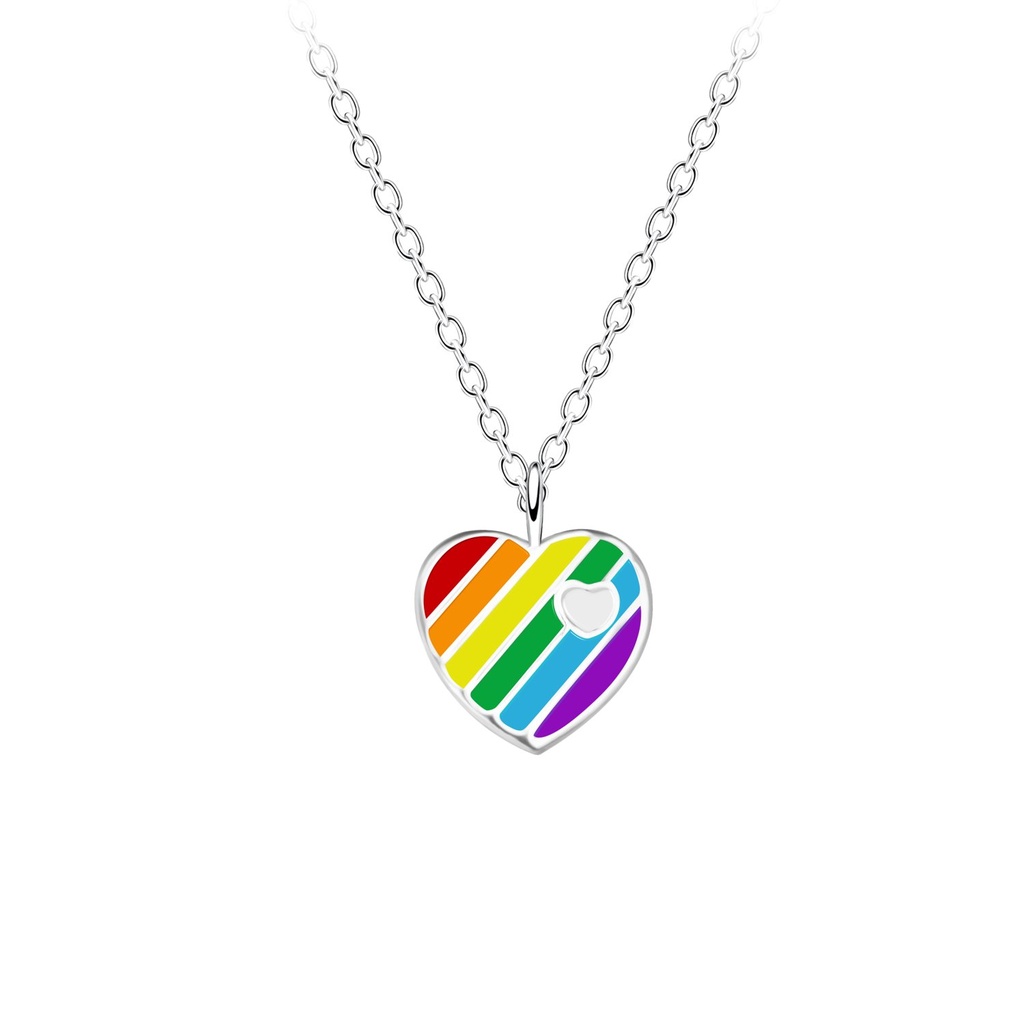 [10028201] Collier cœur en argent