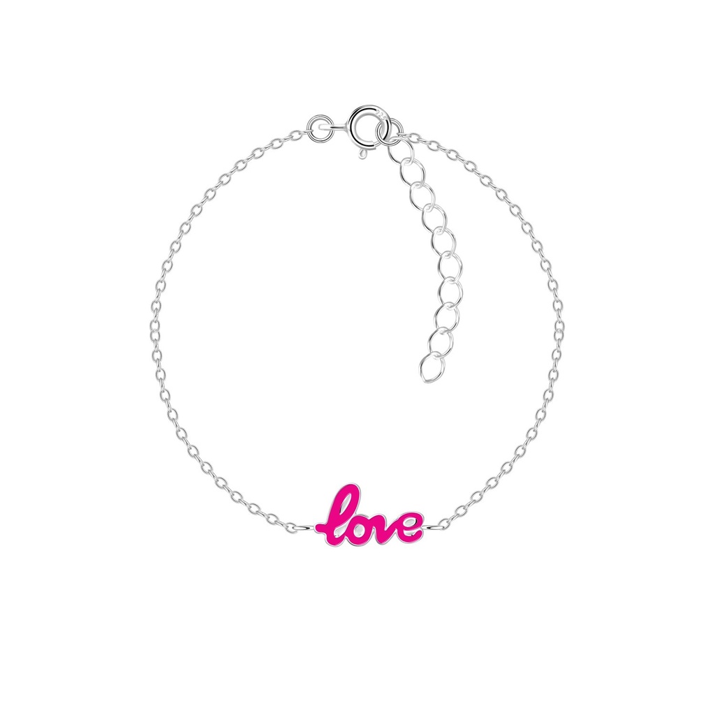 Bracelet amour en argent