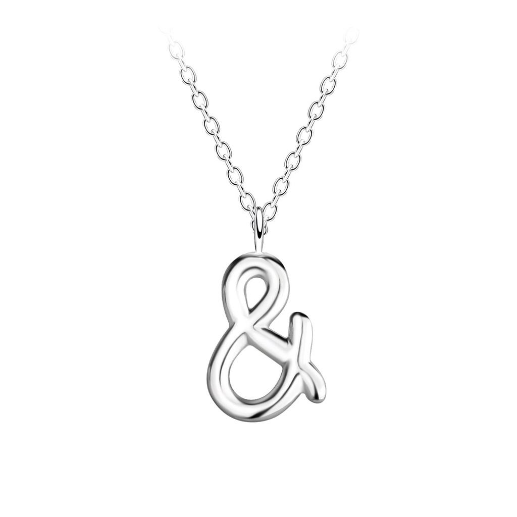 Collier lettre & en argent